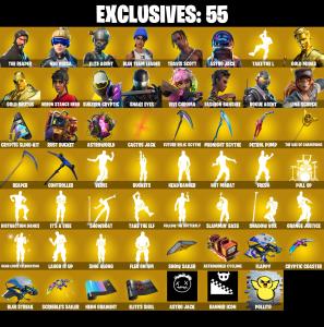 💥 EXCLUSIVE OFFER 💥(PC/PSN/XBOX) 299 SKINS 💫 Travis Scott ⚡️ Renegade Raider 💍 Aerial Assault Trooper ⚡️ The Reaper 💍 Neo Versa ⚡️ Elite Agent 💍 Blue Team Leader | 0 V-Buck | PARENTAL CONTROLS — Fortnite account listing