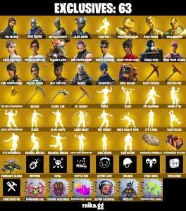 💥 EXCLUSIVE OFFER 💥(PC/PSN/XBOX) 361 SKINS 💫 Aerial Assault Trooper ⚡️ The Reaper 💍 Blue Squire ⚡️ Royale Knight 💍 Elite Agent ⚡️ Gold Meowscles 💍 Gold Midas | 50 V-Buck | PARENTAL CONTROLS — Fortnite account listing