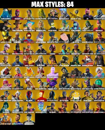 (PC/PSN/XBOX) 169 SKINS π« Tiki Tackler β‘οΈ Optimus Prime π Zeus β‘οΈ Snap π Kado Thorne β‘οΈ Son Goku π Malik β‘οΈ Fade π Era | 1700 V-Buck | PARENTAL CONTROLS β image 3