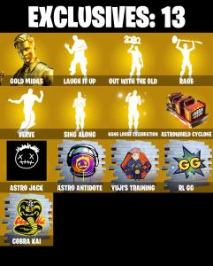 (PC/PSN/XBOX) 173 SKINS 💫 Gold Midas ⚡️ Optimus Prime 💍 Catalyst ⚡️ Snap 💍 Twyn ⚡️ Eternal Knight 💍 Gear Specialist Maya | 2650 V-Buck | PARENTAL CONTROLS — Fortnite account listing