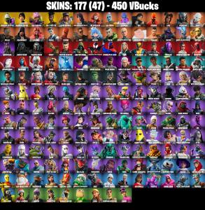 (PC) 177 SKINS π₯ Subzero Cryptic π₯ Rainbow Racer π₯ Vivi Chroma π₯ Mat Master π₯ Lina Scorch π₯ Gear Specialist Maya π₯ The Imagined π₯ 450 V-Buc PARENTAL CONTROLS β Fortnite account listing