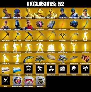 ๐ฅ EXCLUSIVE OFFER ๐ฅ(PC/PSN/XBOX) 145 SKINS ๐ซ Travis Scott โก๏ธ Astro Jack ๐ Gold Midas โก๏ธ Gold Meowscles ๐ Gold Brutus โก๏ธ Point Patroller ๐ Royale Bomber โก๏ธ Sultura | 700 V-Buck | PARENTAL CONTROLS โ Fortnite account listing