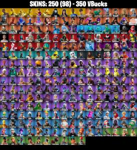 (PC/PSN) 350 VB) 250 SKINS 🔥 TRAVIS SCOTT 🔥 GOLD MIDAS 🔥 GOLD BRUTUS 🔥 GOLD TNTINA 🔥 WORLD CUP 🔥 GOLD MEOWSCLES 🔥 GRIND 🔥 CLUTC | PARENTAL CONTROLS — Fortnite account listing