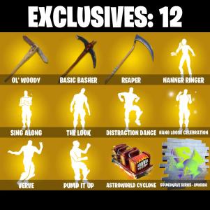 (PC/PSN/XBOX) 274 SKINS ๐ซ Renegade Raider โก๏ธ The Imagined ๐ Mecha Cuddle Master โก๏ธ Snap ๐ Era โก๏ธ Kymera ๐ Nezumi โก๏ธ Alli ๐ Ronin | 200 V-Buck | PARENTAL CONTROLS โ Fortnite account listing