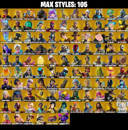 (PC/XBOX) 179 SKINS 🔥 Optimus Prime 🔥 Peter Griffin 🔥 Snap 🔥 The Foundation 🔥 Paradigm (Reality-659) 🔥 Spectra Knight 🔥 Malik 🔥 350 V-Buc PARENTAL CONTROLS — image 3