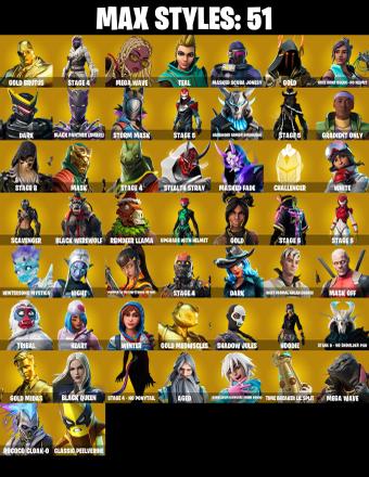 (PC/PSN/XBOX) 197 SKINS 💫 Gold Brutus ⚡️ Gold Meowscles 💍 Gold Midas ⚡️ Sultura 💍 Trilogy ⚡️ Cloud Striker 💍 Strong Guard | 250 V-Buck | PARENTAL CONTROLS — image 3