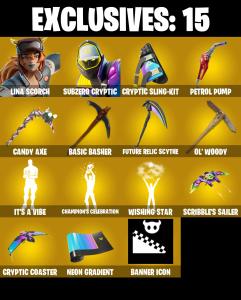 (PC/PSN/XBOX) 195 SKINS 💫 Renegade Raider ⚡️ Aerial Assault Trooper 💍 Lina Scorch ⚡️ Subzero Cryptic 💍 Omegarok ⚡️ Kado Thorne | 700 V-Buck | PARENTAL CONTROLS — Fortnite account listing