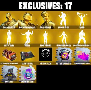 (PC/XBOX) 153 SKINS ๐ซ Gold Brutus โก๏ธ Gold Meowscles ๐ Gold Midas โก๏ธ Optimus Prime ๐ Zeus โก๏ธ Eternal Knight ๐ Gear Specialist Maya | 0 V-Buck | PARENTAL CONTROLS โ Fortnite account listing