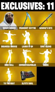 (PC/PSN) 227 SKINS ๐ฅ Renegade Raider ๐ฅ Shady Doggo ๐ฅ Mecha Cuddle Master ๐ฅ Gear Specialist Maya ๐ฅ Kymera ๐ฅ Predator ๐ฅ Deadfire ๐ฅ 2000 V-Buc๐ฅ PARENTAL CONTROLS โ Fortnite account listing