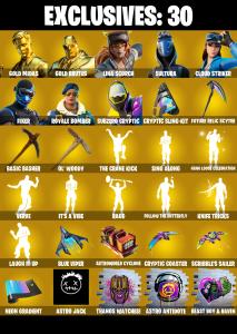 (PC/XBOX) 379 SKINS ๐ฅ Renegade Raider ๐ฅ Gold Midas ๐ฅ Gold Brutus ๐ฅ Lina Scorch ๐ฅ Sultura ๐ฅ Cloud Striker ๐ฅ Fixer ๐ฅ 850 VB | PARENTAL CONTROLS โ Fortnite account listing