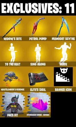 (PC) 254 SKINS π₯ Renegade Raider π₯ Menace π₯ Predator π₯ Raz π₯ Omegarok π₯ Midas Rex π₯ Joltara π₯ Renzo the Destroyer π₯ Mizuki π₯ Zeus | PARENTAL CONTROLS β image 1