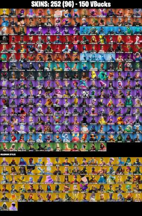 (PC/XBOX) 150 VB) 252 SKINS π₯ Naruto Uzumaki π₯ Predator π₯ Tempest π₯ Kymera π₯ Valeria π₯ The Origin π₯ Peter Griffin π₯ Vegeta π₯ Alli π₯ Zeus | PARENTAL CONTROLS β image 7