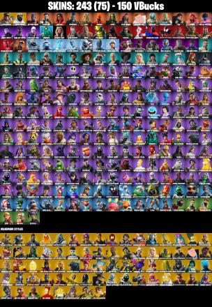 (PC) 243 SKINS 🔥 Renegade Raider 🔥 Lina Scorch 🔥 Shady Doggo 🔥 Optimus Prime 🔥 Midas Rex 🔥 Joltara 🔥 Omegarok 🔥 Zeus 🔥 Inferno 🔥 150 V-Bucks🔥 PARENTAL CONTROLS — image 2