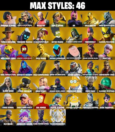 (PC/PSN/XBOX) 176 SKINS 💫 Renegade Raider ⚡️ Gold Brutus 💍 Gold Midas ⚡️ Lina Scorch 💍 Recon Champion ⚡️ Subzero Cryptic 💍 Snap | 400 V-Buck | PARENTAL CONTROLS — image 3