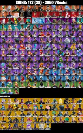 (PC/PSN/XBOX) 172 SKINS 💫 Backlash ⚡️ Snap 💍 Twyn ⚡️ Kado Thorne 💍 Ronin ⚡️ Malik 💍 Era ⚡️ The Ageless 💍 Renzo the Destroyer | 2050 V-Buck | PARENTAL CONTROLS — image 2