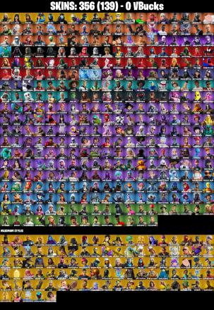 (PC) 356 SKINS π₯ Gold Kratos π₯ Clutch π₯ Hangtime π₯ Cloud Striker π₯ Sultura π₯ Grind π₯ Subzero Cryptic π₯ Fixer π₯ Snake Eyes | PARENTAL CONTROLS β image 2