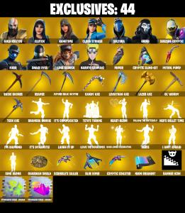(PC) 356 SKINS 🔥 Gold Kratos 🔥 Clutch 🔥 Hangtime 🔥 Cloud Striker 🔥 Sultura 🔥 Grind 🔥 Subzero Cryptic 🔥 Fixer 🔥 Snake Eyes | PARENTAL CONTROLS — Fortnite account listing