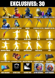 (PC/XBOX) 231 SKINS 🔥 Renegade Raider 🔥 Gold Midas 🔥 Prodigy 🔥 Trilogy 🔥 Subzero Cryptic 🔥 Carbon Commando 🔥 Point Patroller 🔥 100 VB 🔥 PARENTAL CONTROLS — Fortnite account listing
