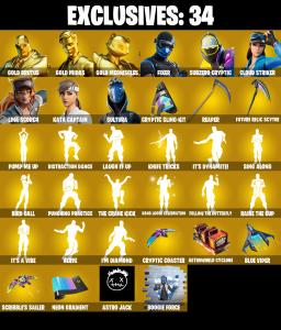 (PC/XBOX) 248 SKINS π₯ Gold Brutus π₯ Gold Midas π₯ Gold Meowscles π₯ Fixer π₯ Subzero Cryptic π₯ Cloud Striker π₯ Lina Scorch π₯ 600 V-Bucπ₯ PARENTAL CONTROLS β Fortnite account listing