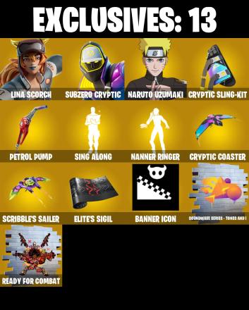 (PC/XBOX) 0 VB) 183 SKINS 🔥 Lina Scorch 🔥 Subzero Cryptic 🔥 Naruto Uzumaki 🔥 Optimus Prime 🔥 The Foundation 🔥 Malik 🔥 Paradigm (Reality-659) 🔥 Hades PARENTAL CONTROLS — image 1