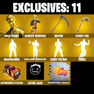 (PC) 197 SKINSπ₯ Renegade Raider π₯ Gold Midas π₯ Naruto Uzumaki π₯ Peter Griffin π₯ Era π₯ Kymera π₯ Zeus π₯ Fade π₯ Hades π₯ 250 V-Buc PARENTAL CONTROLS β Fortnite account listing