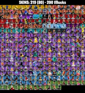 (PC) 319 SKINS 🔥 TRAVIS SCOTT 🔥 ASTRO JACK 🔥 GOLD TNTINA 🔥 GOLD MEOWSCLES 🔥 GOLD BRUTUS 🔥 GOLD MIDAS 🔥 BLITZ 🔥 COBALT SNOWFOOT 🔥 200 VB | PARENTAL CONTROLS — Fortnite account listing