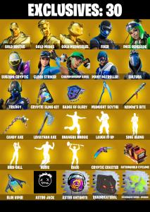 (PC/XBOX) 245 SKINS 🔥 Gold Brutus 🔥 Gold Midas 🔥 Gold Meowscles 🔥 Fixer 🔥 FNCS Renegade 🔥 Subzero Cryptic 🔥 Cloud Striker 🔥 2450 V-Bucks🔥 PARENTAL CONTROLS — Fortnite account listing