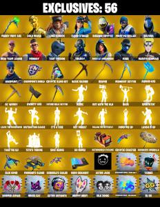 (PC/XBOX) OG STW 🔥 275 SKINS 🔥 Gold Midas 🔥 Lina Scorch 🔥 Cloud Striker 🔥 Subzero Cryptic 🔥 Point Patroller 🔥 Sultura 🔥 Prodigy 🔥 0 V-Buc🔥 PARENTAL CONTROLS — Fortnite account listing