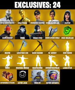 (PC/PSN) 234 SKINS 🔥 Renegade Raider 🔥 Rogue Spider Knight 🔥 Gold Midas 🔥 Unchained Ramirez 🔥 Pitch Patroller 🔥 Clutch 🔥 Game Knight 🔥 Grind 🔥 450 VB | PARENTAL CONTROLS — Fortnite account listing