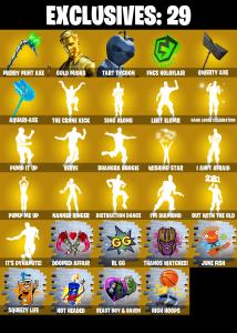 (PC/PSN) 370 SKINS 🔥 Gold Midas 🔥 Tart Tycoon 🔥 Piccolo 🔥 Predator 🔥 Menace 🔥 Raz 🔥 Omegarok 🔥 Son Goku 🔥 Midas Rex 🔥 1600 VB | PARENTAL CONTROLS — Fortnite account listing