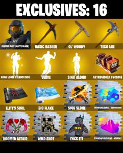 (PC/PSN) 348 SKINS 🔥 Master Chief (Matte Black) 🔥 Spectra Knight 🔥 Sorana 🔥 Inferno 🔥 Valeria 🔥 Torin 🔥 Omegarok 🔥 Predator | PARENTAL CONTROLS — Fortnite account listing