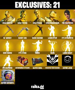 (PC/XBOX) 750 VB) 176 SKINS 🔥 Gold Brutus 🔥 Gold TNTina 🔥 Gold Midas 🔥 Gold Meowscles 🔥 Fixer 🔥 Subzero Cryptic 🔥 Cloud Striker 🔥 Tart Tycoon  PARENTAL CONTROLS — Fortnite account listing