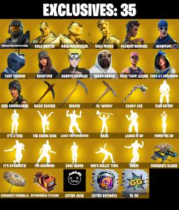(PC/PSN) OG STW 🔥 277 SKINS 🔥 Master Chief (Matte Black) 🔥 Gold Brutus 🔥 Gold Meowscles 🔥 Gold Midas 🔥 Fashion Banshee 🔥 100 V-Bucks🔥 PARENTAL CONTROLS — Fortnite account listing