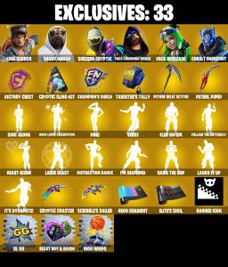 (PC/XBOX) 251 SKINS 🔥 Lina Scorch 🔥 Shady Doggo 🔥 Subzero Cryptic 🔥 FNCS Champion Seeker 🔥 FNCS Renegade 🔥 Cobalt Snowfoot 🔥 50 VB | PARENTAL CONTROLS — Fortnite account listing