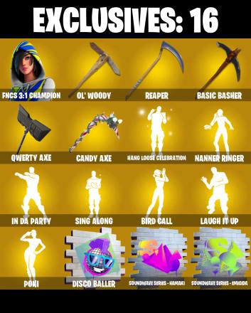 (PC/PSN) 361 SKINS π₯ Renegade Raider π₯ FNCS 3:1 Champion π₯ The Origin π₯ Omegarok π₯ Spire Assassin π₯ Twyn π₯ Kymera π₯ Torin | PARENTAL CONTROLS β image 1