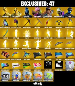(PC/XBOX) 700 VB) 171 SKINS 🔥 Gold Midas 🔥 Gold Brutus 🔥 Sultura 🔥 Vivi Chroma 🔥 Lina Scorch 🔥 Subzero Cryptic 🔥 Fixer 🔥 Joey 🔥 The Foundation  PARENTAL CONTROLS — Fortnite account listing