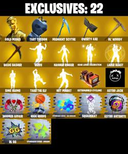 (PC/PSN/XBOX) 267 SKINS π Gold Midas π Tart Tycoon π Eternal Knight π Raz π Torin π Gear Specialist Maya π Blackheart π 1150 V-Buck PARENTAL CONTROL β Fortnite account listing