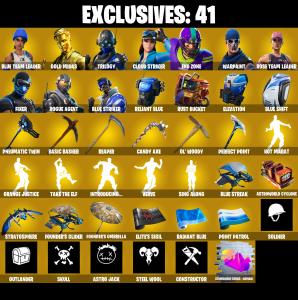 (PC/PSN/XBOX) OG STW / 161 SKINS / Blue Team Leader 🎰 Gold Midas 🎰 Trilogy 🎰 Cloud Striker 🎰 End Zone 🎰 Fixer 🎰 Rogue Agent 🎰 650 V-Buck PARENTAL CONTROL — Fortnite account listing
