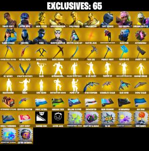 (PC/PSN/XBOX) 316 SKINS / Travis Scott π° Astro Jack π° Gold TNTina π° Gold Meowscles π° Gold Midas π° Gold Brutus π° Tart Tycoon π° 2050 V-Buck PARENTAL CONTROL β Fortnite account listing