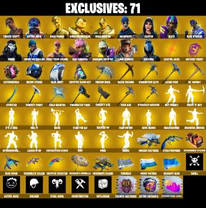 (PC/PSN/XBOX) OG STW ๐ 333 SKINS ๐ Travis Scott ๐ Astro Jack ๐ Gold Midas ๐ Gold Meowscles ๐ Gold Brutus ๐ Clutch ๐ Blitz ๐ 600 V-Buck PARENTAL CONTROL โ Fortnite account listing