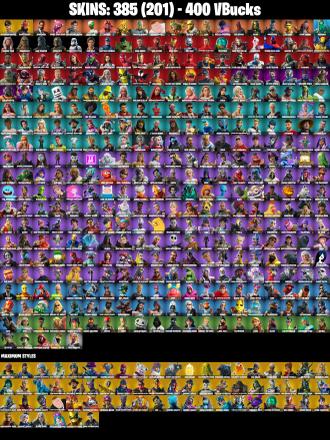 (PC/PSN/XBOX) 385 SKINS π Renegade Raider π Aerial Assault Trooper π Unchained Ramirez π Game Knight π John Wick π 400 V-Buck PARENTAL CONTROL β image 2