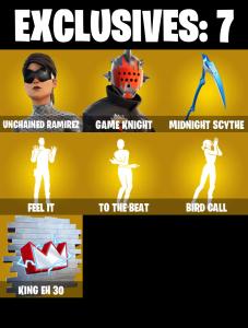 (PC/PSN/XBOX) 385 SKINS 🍒 Renegade Raider 🍒 Aerial Assault Trooper 🍒 Unchained Ramirez 🍒 Game Knight 🍒 John Wick 🍒 400 V-Buck PARENTAL CONTROL — Fortnite account listing
