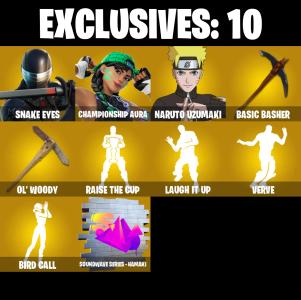 (PC/PSN/XBOX) 359 SKINS 🍒 Renegade Raider 🍒 Snake Eyes 🍒 Championship Aura 🍒 Naruto Uzumaki 🍒 Era 🍒 Zero 🍒 Cuddle Team Leader 🍒 600 V-Bucks PARENTAL CONTROL — Fortnite account listing