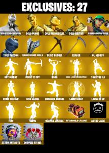 (PC/PSN/XBOX) 2800 VB) 310 SKINS 🍒 Rogue Spider Knight 🍒 Gold Midas 🍒 Gold Meowscles 🍒 Gold Brutus 🍒 Championship Aura 🍒 Tart Tycoon 🍒 Era 🍒 PARENTAL CONTROL — Fortnite account listing