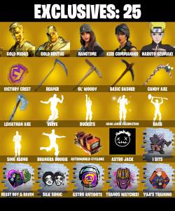(PC/PSN/XBOX) 241 SKINS 🍒 Gold Midas 🍒 Gold Brutus 🍒 Hangtime 🍒 Keri Commander 🍒 Naruto Uzumaki 🍒 Eternal Knight 🍒 Raz 🍒 Torin 🍒 Gear Specialist Maya 🍒 600 V-Buck PARENTAL CONTROL — Fortnite account listing