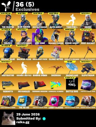 [PC/PSN/XBOX] | 70 Skins | The Reaper | Blue Squire | Elite Agent | Take The L | Royale Knight | Havoc | Trilogy | Sub Commander | End Zone | O4G — image 5