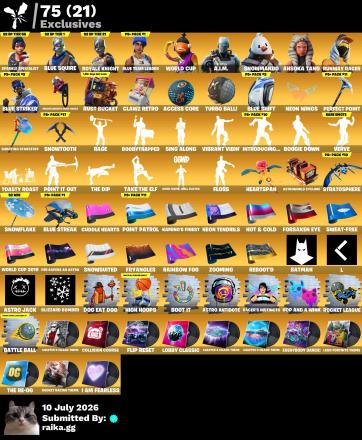 [PC/PSN/XBOX] | 227 Skins | Sparkle Specialist | Floss | Blue Squire | Royale Knight | Blue Team Leader | WORLD CUP | Blue Striker | O4G — image 5
