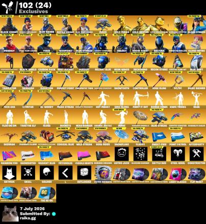 [PC/PSN/XBOX] | 97 Skins | OG STW | Black Knight | Sparkle Specialist | Floss | Blue Squire | Royale Knight | Blue Team Leader | Gold Midas | O4G — image 5