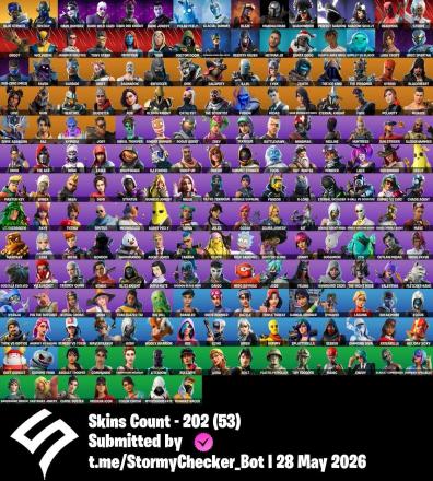 [PC/PSN/XBOX] | 202 Skins | 8-Ball vs Scratch | A.I.M. | Agent Jones | Agent Peely | Assault Trooper | Aura | Battlehawk | O4G — image 1