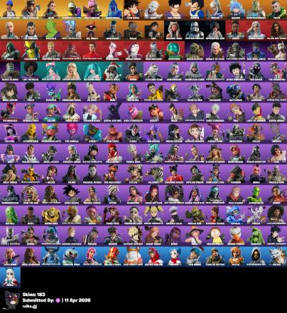 [PC/PSN/XBOX] 183 skins | OG STW | Blue Team Leader | Lina Scorch | Aloy | Subzero Cryptic | Vivi Chroma | Andromeda | Son Goku | Snap | Son Gohan | V — image 1